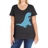 dinosaurus Ladies Curvy T-Shirt