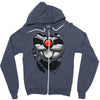 body by victor Zipper Hoodie