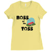 corn hole boss Ladies Fitted T-Shirt