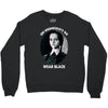 on wednesdays we wear black Crewneck Sweatshirt