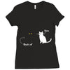 black cat magic Ladies Fitted T-Shirt