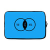 music elitism venn diagram musician indie snob rock geek shirt t shirt Laptop sleeve