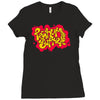 peanut butter splash Ladies Fitted T-Shirt