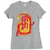 red dragon Ladies Fitted T-Shirt