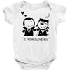 i love you Baby Bodysuit