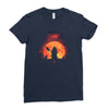 blood moon Ladies Fitted T-Shirt