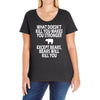 bears kill you Ladies Curvy T-Shirt