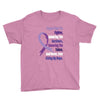 supporting the fighter, admiring the survivors, honoring the taken Youth Tee