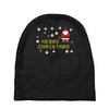 santa peeing merry christmas Baby Beanies