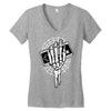never game over Women's V-Neck T-Shirt