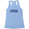 i am with harambe Racerback Tank