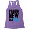 proud new boy Racerback Tank