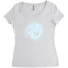dramatic chipmunk Women's Triblend Scoop T-shirt
