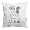 thrones wolf Throw Pillow