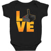 love stick Baby Bodysuit