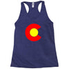 colorado flag Racerback Tank