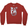 round neck dog wolf Crewneck Sweatshirt