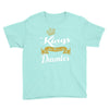 kings are born in december Youth Tee