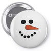 frosty snowman Pin-back button