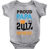 Class of 2017 Proud Papa Graduation Baby Onesie