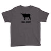 bull shirt funny small humor crude awesome beer tee cool geek nerd hum Youth Tee