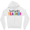 Kindergarten Teacher Zipper Hoodie
