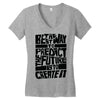 The Best Way to Predict the Future Is To Create It Women's V-Neck T-Shirt