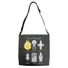 select your ship Adjustable Strap Totes