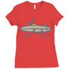 surf biker Ladies Fitted T-Shirt