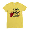 it's a christmas movies and hot chocolate kind of day Ladies Fitted T-Shirt