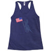 Patriotic T-Rex Racerback Tank