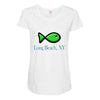 long beach Maternity Scoop Neck T-shirt