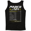 March Girl Facts Pisces Tank Top