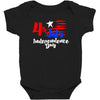 happy independence day the united states Baby Bodysuit