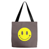 smiley face mens Tote Bags