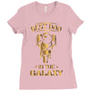 Best Dad in The Galaxy Ladies Fitted T-Shirt