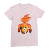 beautiful sunset Ladies Fitted T-Shirt