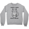 RIGHT MEOW BEER CAT Crewneck Sweatshirt