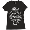 music is the universal language of mankind Ladies Fitted T-Shirt