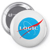 logic nasa Pin-back button