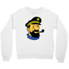 captain haddock tintin cartoon comic Crewneck Sweatshirt
