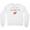 latina power with cute heart Crewneck Sweatshirt