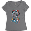 miya world Women's Triblend Scoop T-shirt