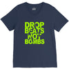 dub step drop beats not bombs black light skrillex ink hiphop dance V-Neck Tee