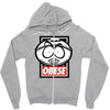 obese (collab with jay hai) Zipper Hoodie