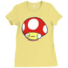 twitchy mushroom! Ladies Fitted T-Shirt