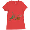 at last we meet Ladies Fitted T-Shirt
