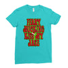 funny ferry mucking christmas, ideal gift or christmas present. Ladies Fitted T-Shirt