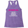 December Girl Hated By Many Racerback Tank