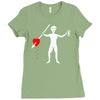 pirate old roger Ladies Fitted T-Shirt